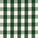 Schumacher 82941 Dutton Buffalo Check Emerald fabric swatch