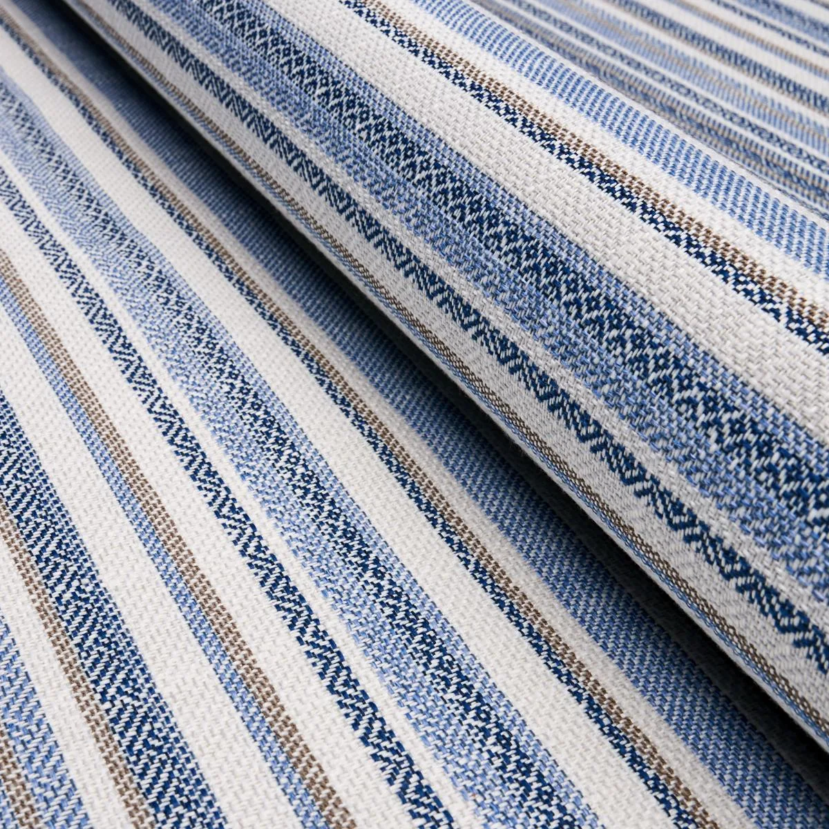 Schumacher 81051 Dylan Indoor/Outdoor Blue fabric swatch