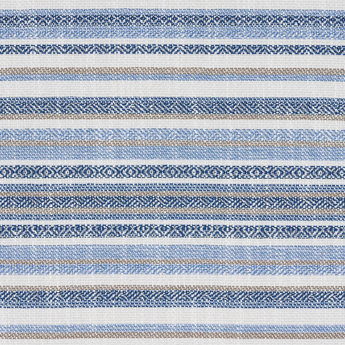 Schumacher 81051 Dylan Indoor/Outdoor Blue fabric swatch