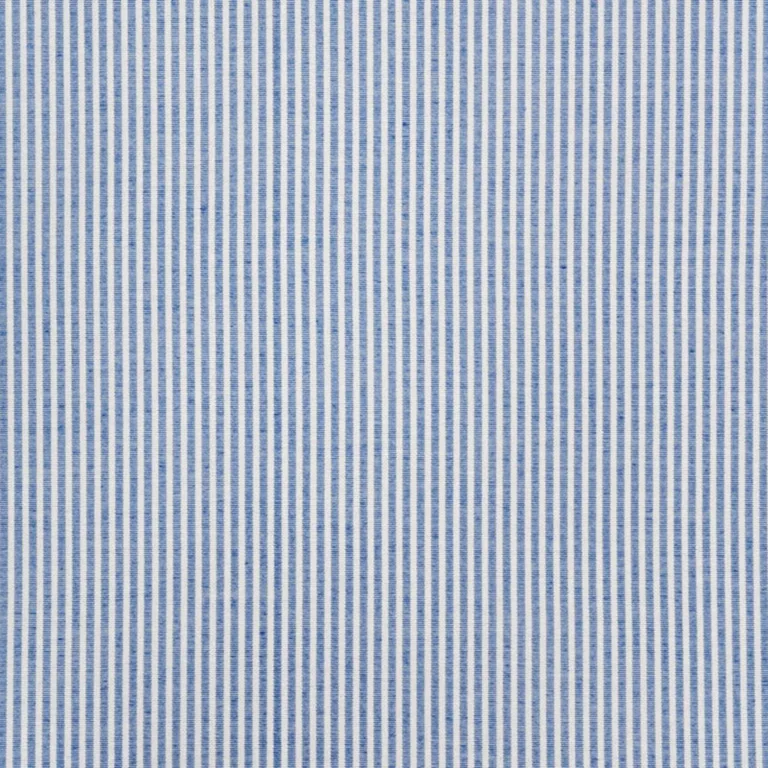Schumacher 73153 Easton Stripe Indoor/Outdoor Navy fabric swatch