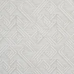 Schumacher 75240 Eberly Platinum fabric swatch