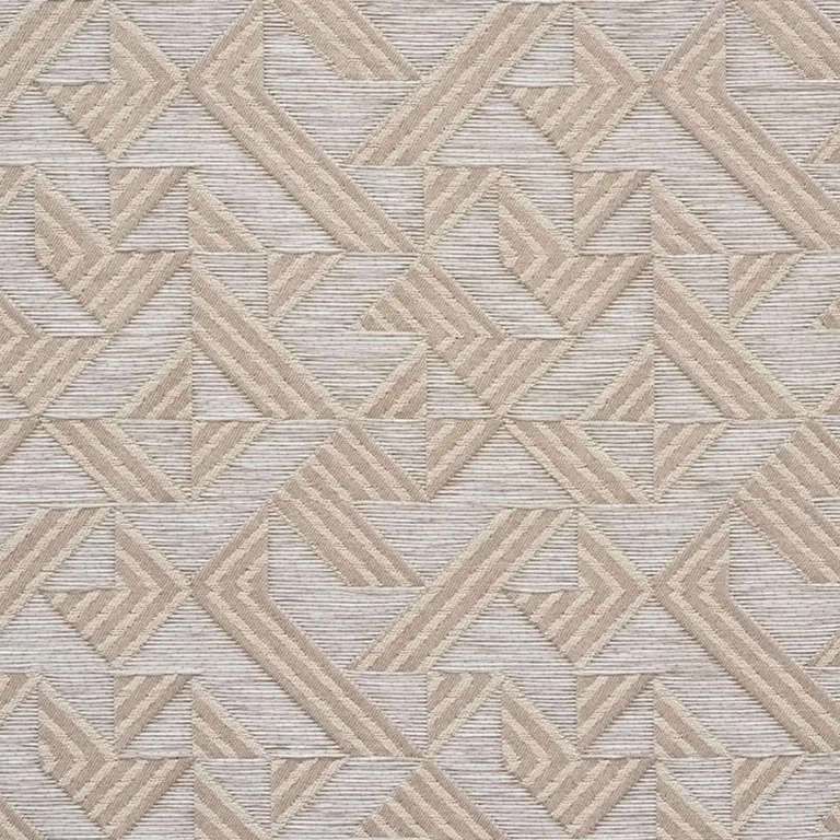 Schumacher 75241 Eberly Taupe fabric swatch