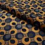 Schumacher 82960 Eclipse Velvet Bronze fabric swatch