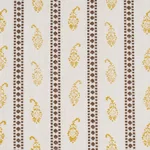 Schumacher 182022 Eddie Woven Hand Block Print Yellow fabric swatch