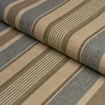 Schumacher 54201 Edgemere Stripe Denim fabric swatch