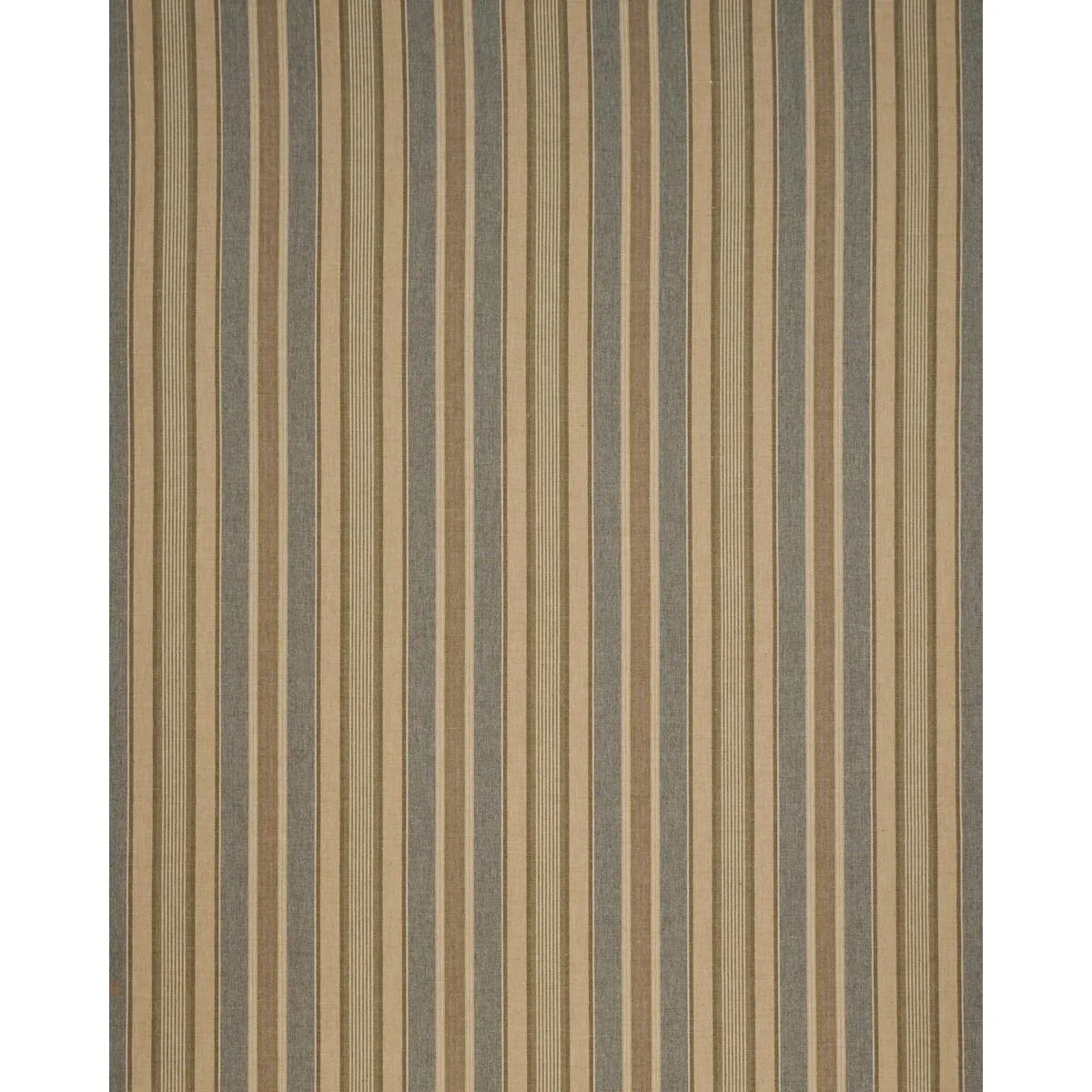 Schumacher 54201 Edgemere Stripe Denim fabric swatch