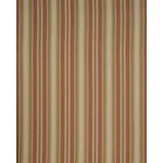 Schumacher 54204 Edgemere Stripe Indian Red fabric swatch