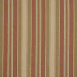 Schumacher 54204 Edgemere Stripe Indian Red fabric swatch