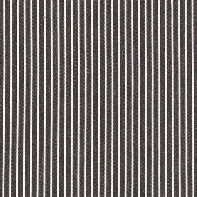 Schumacher 71300 Edie Stripe Black fabric swatch