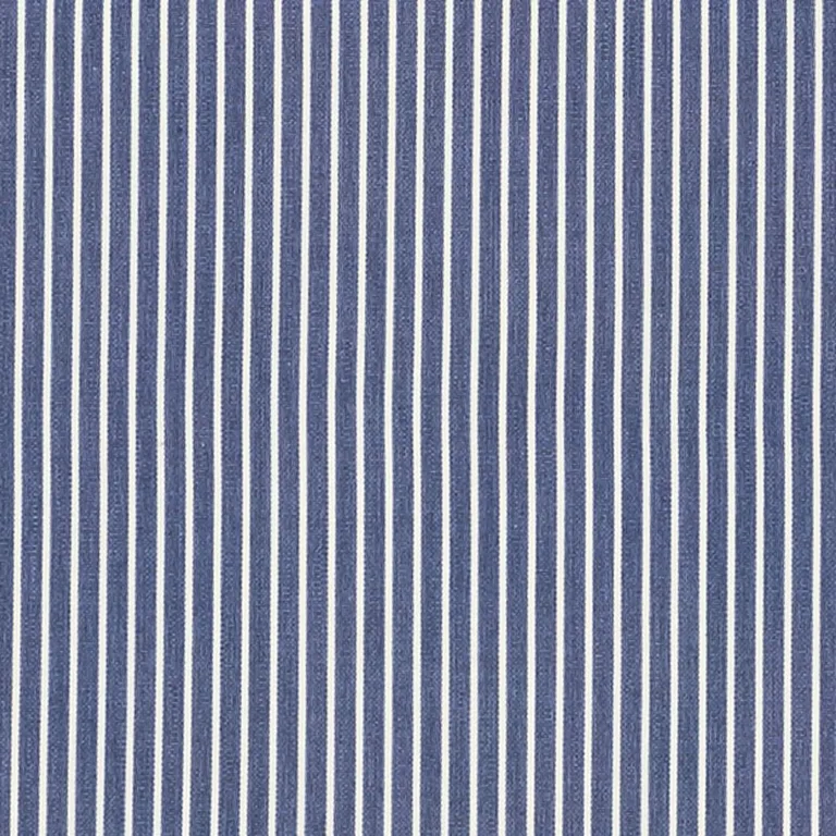 Schumacher 71303 Edie Stripe Navy fabric swatch