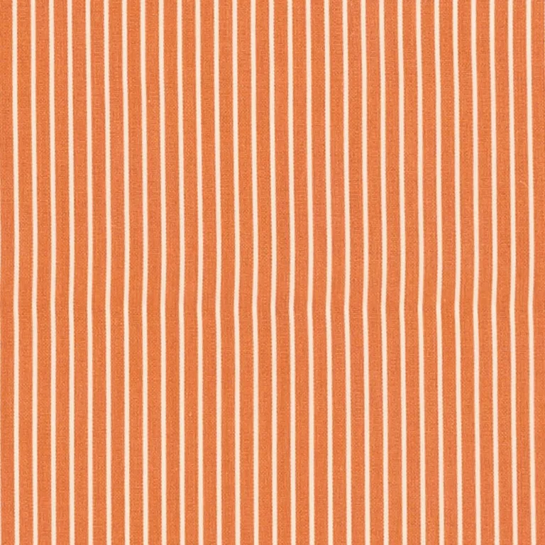 Schumacher 71308 Edie Stripe Orange fabric swatch