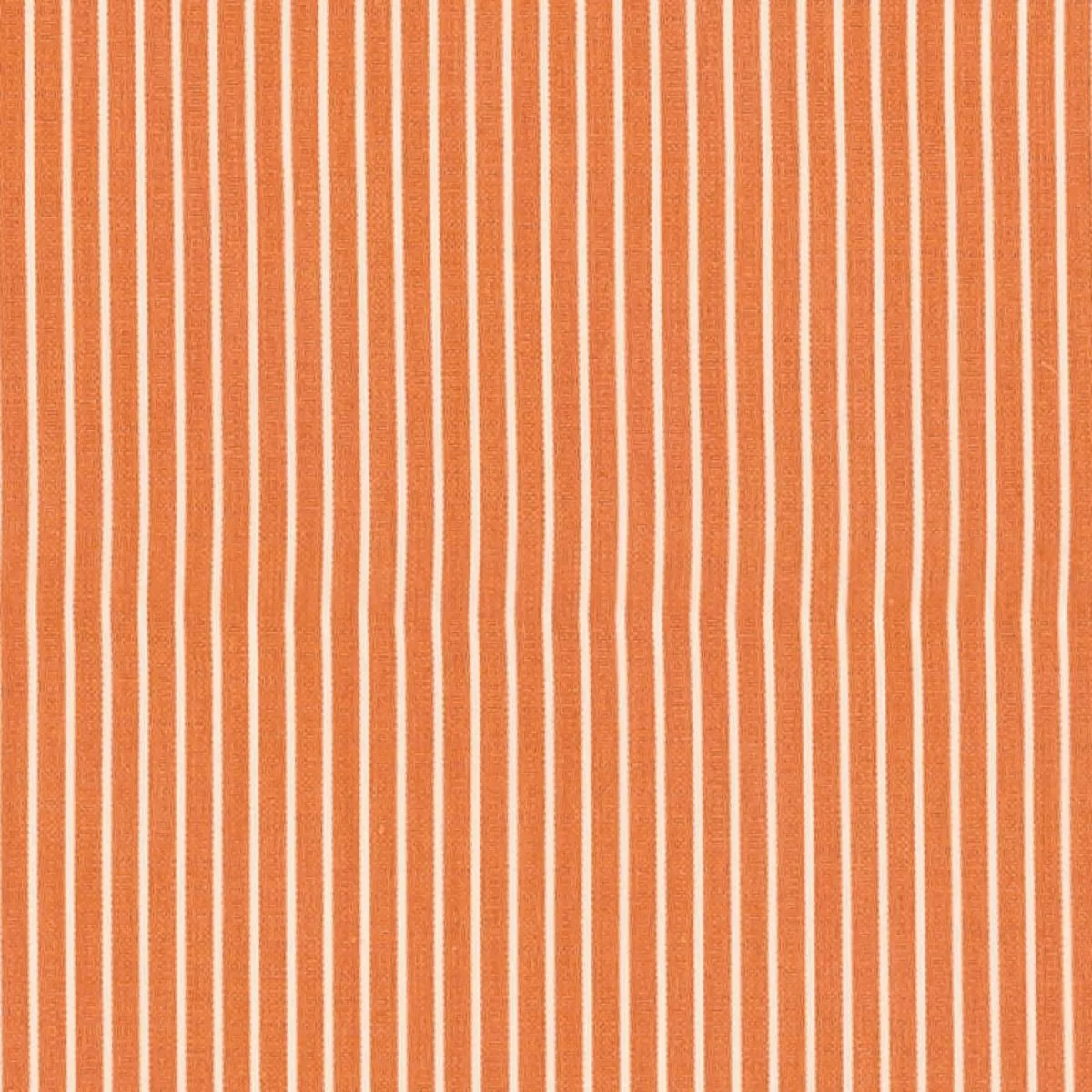 Schumacher 71308 Edie Stripe Orange fabric swatch