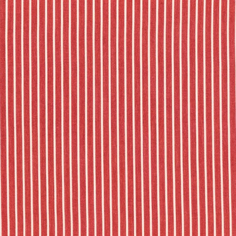 Schumacher 71309 Edie Stripe Red fabric swatch