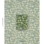 Schumacher 182791 Edinburgh Vine Forest fabric swatch