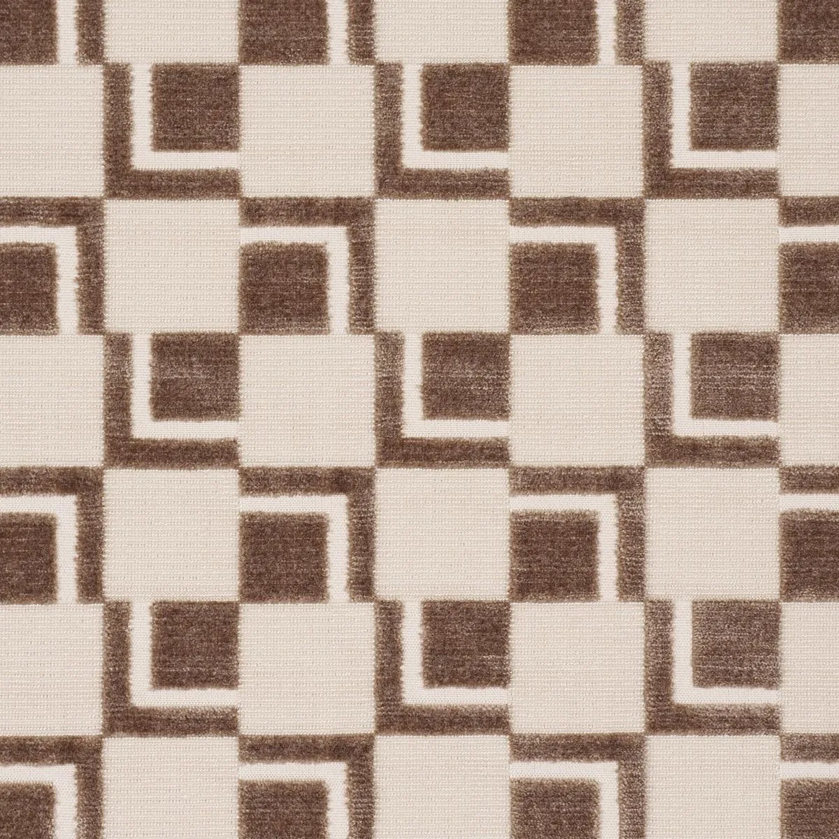 Schumacher 84800 Edison Velvet Champagne fabric swatch