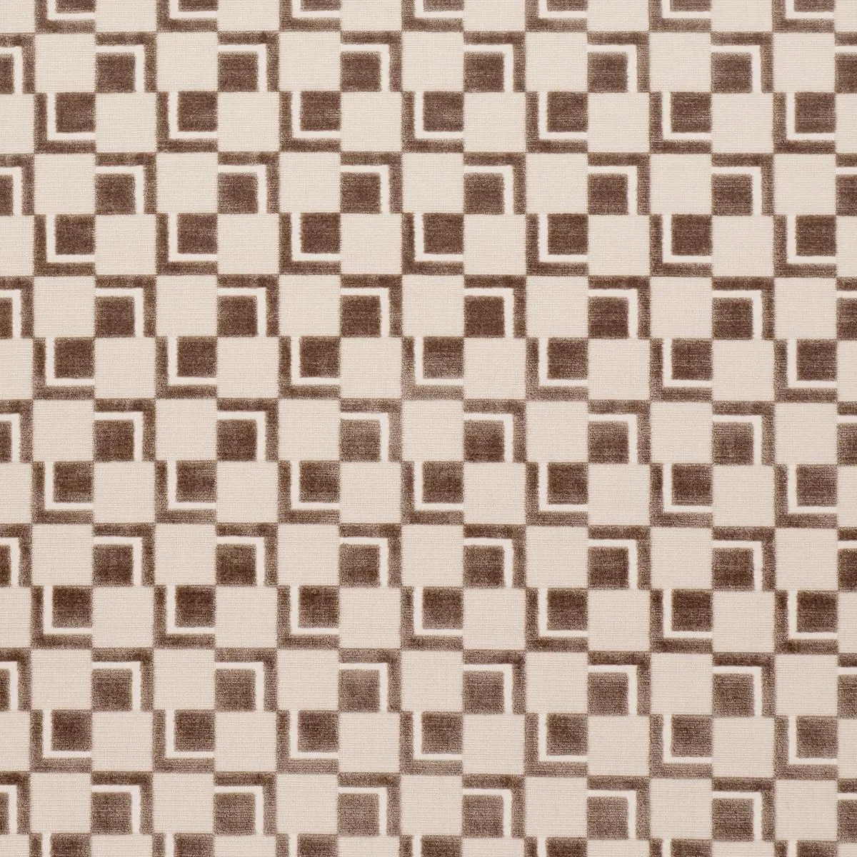 Schumacher 84800 Edison Velvet Champagne fabric swatch