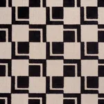 Schumacher 84802 Edison Velvet Noir fabric swatch