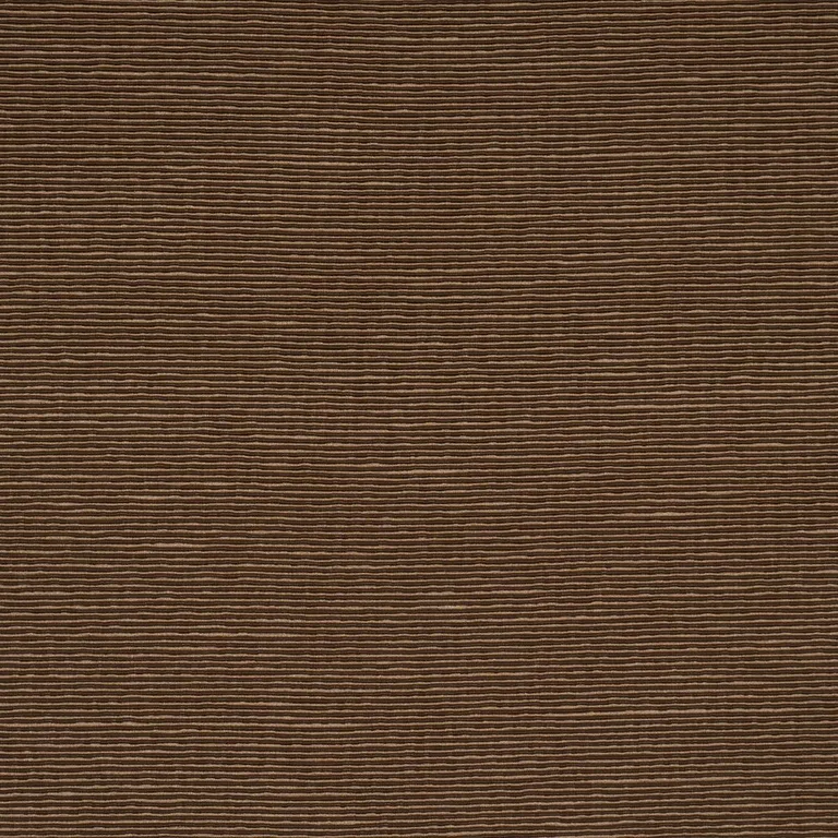 Schumacher 87072 Eisenhower Faille Brown fabric swatch