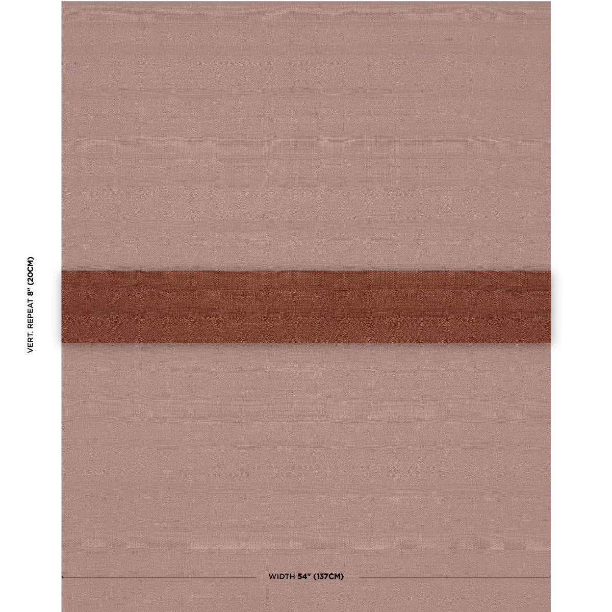 Schumacher 84000 Eivissa Sienna fabric swatch