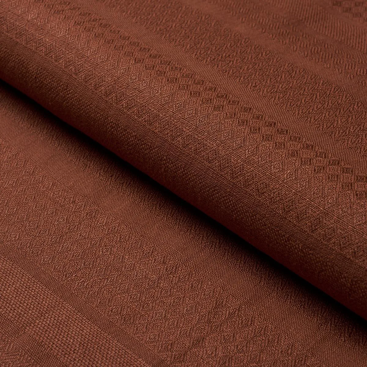 Schumacher 84000 Eivissa Sienna fabric swatch
