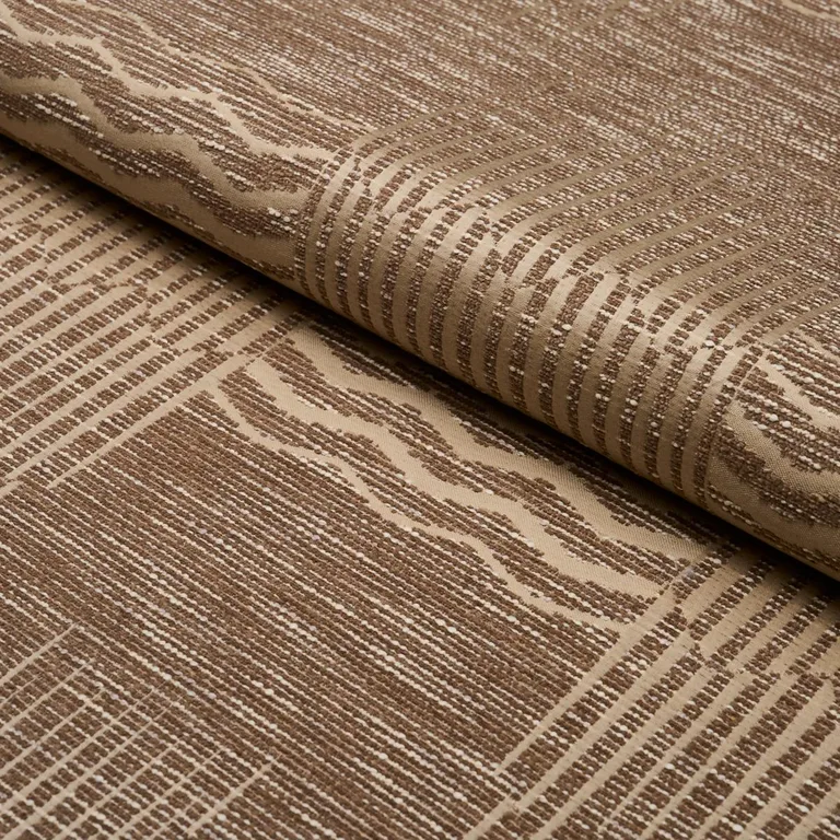 Schumacher 84661 El Dorado Champagne fabric swatch