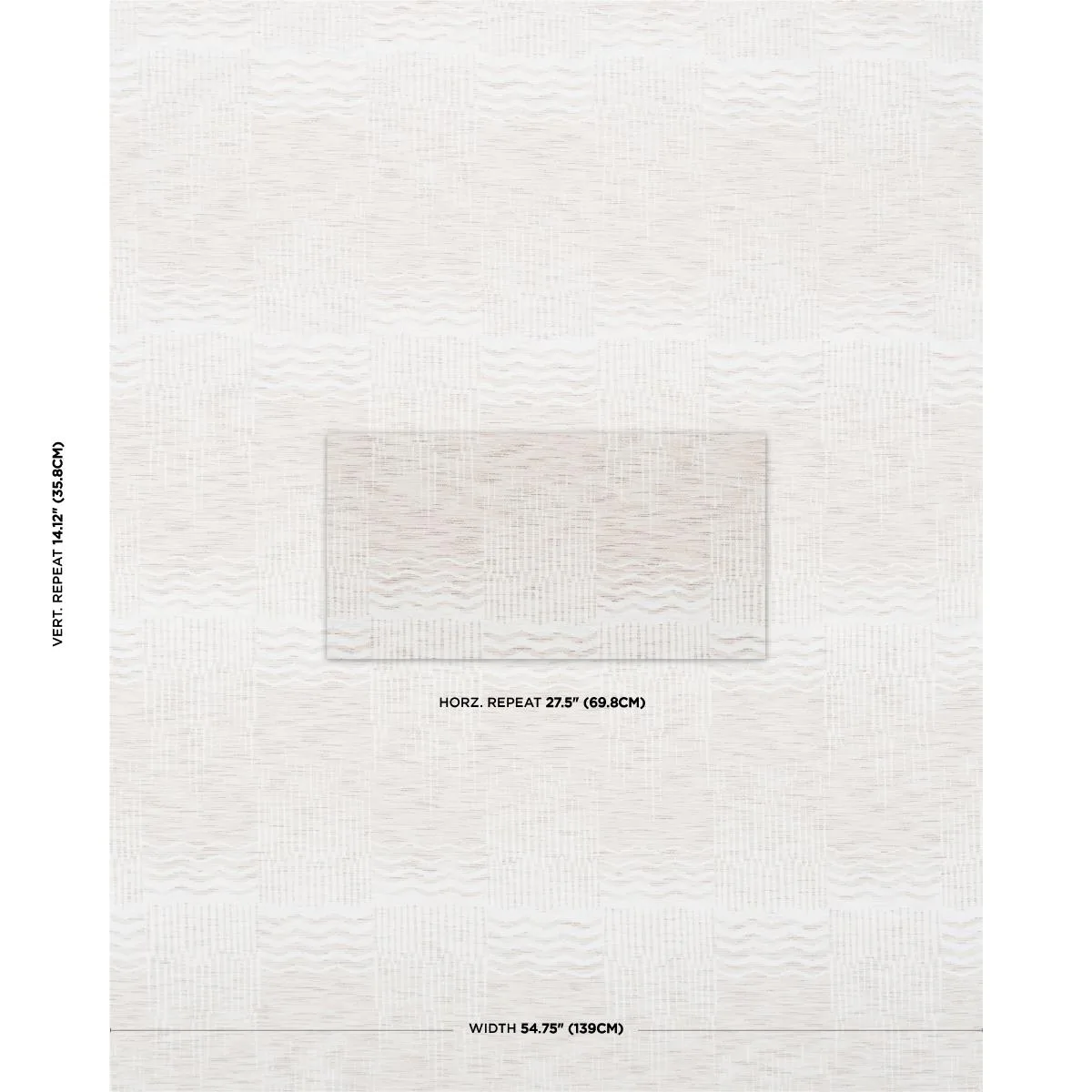 Schumacher 84662 El Dorado Pearl fabric swatch