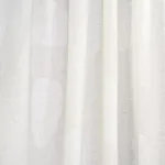 Schumacher 84421 Elaine Sheer White fabric swatch