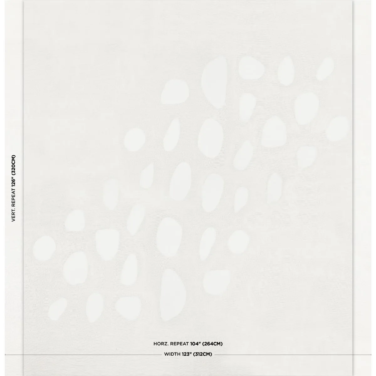 Schumacher 84421 Elaine Sheer White fabric swatch