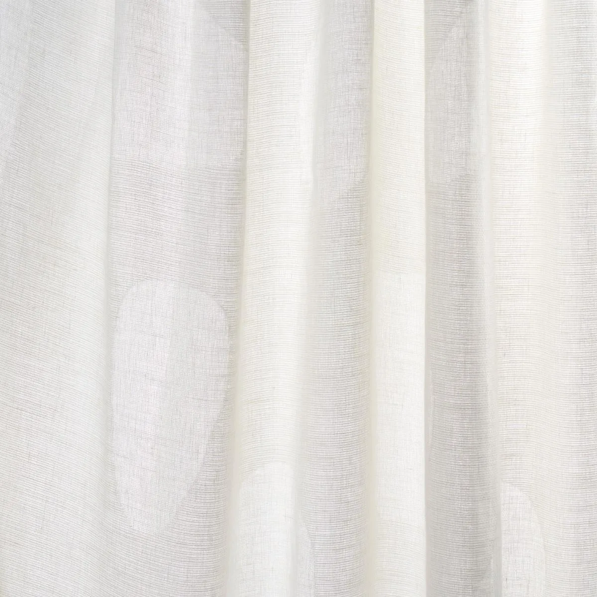 Schumacher 84421 Elaine Sheer White fabric swatch