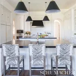 Schumacher 176312 Eland Black fabric swatch