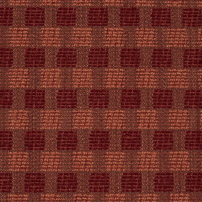 Schumacher 87673 Elara Performance Brick fabric swatch