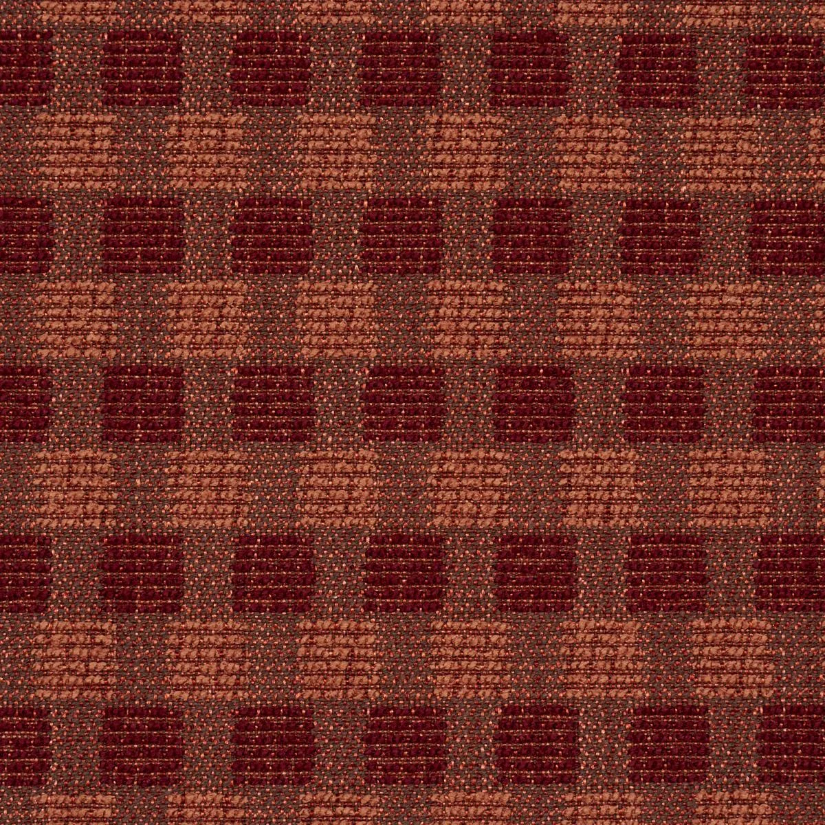 Schumacher 87673 Elara Performance Brick fabric swatch