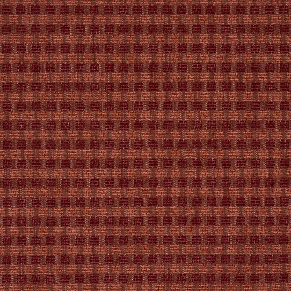 Schumacher 87673 Elara Performance Brick fabric swatch