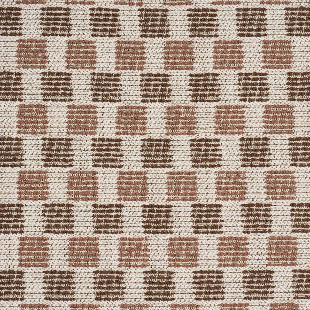 Schumacher 87672 Elara Performance Brown fabric swatch