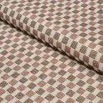 Schumacher 87672 Elara Performance Brown fabric swatch
