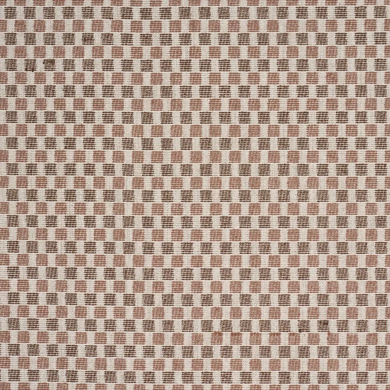 Schumacher 87672 Elara Performance Brown fabric swatch
