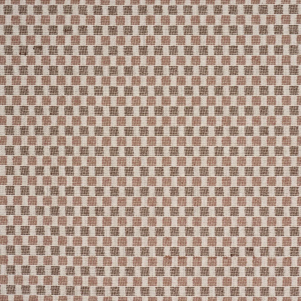 Schumacher 87672 Elara Performance Brown fabric swatch