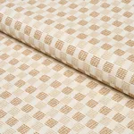Schumacher 87670 Elara Performance Straw fabric swatch