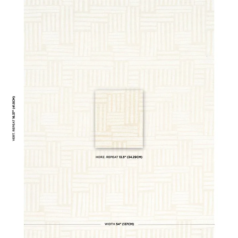 Schumacher 83470 Elbert Birch fabric swatch