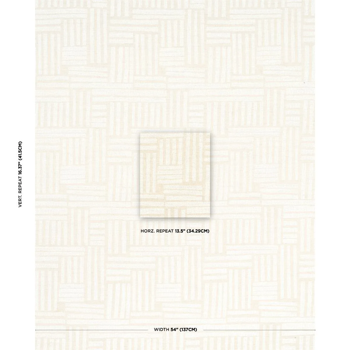 Schumacher 83470 Elbert Birch fabric swatch