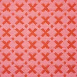 Schumacher 77201 Elias Pink & Red fabric swatch