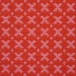 Schumacher 77201 Elias Pink & Red fabric swatch