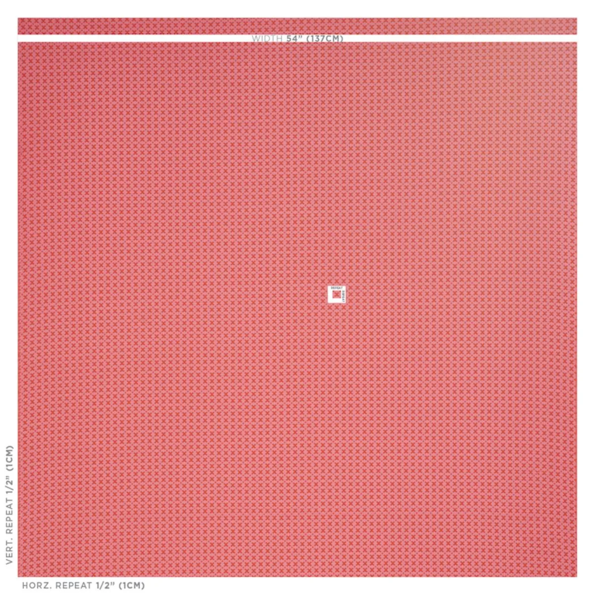Schumacher 77201 Elias Pink & Red fabric swatch