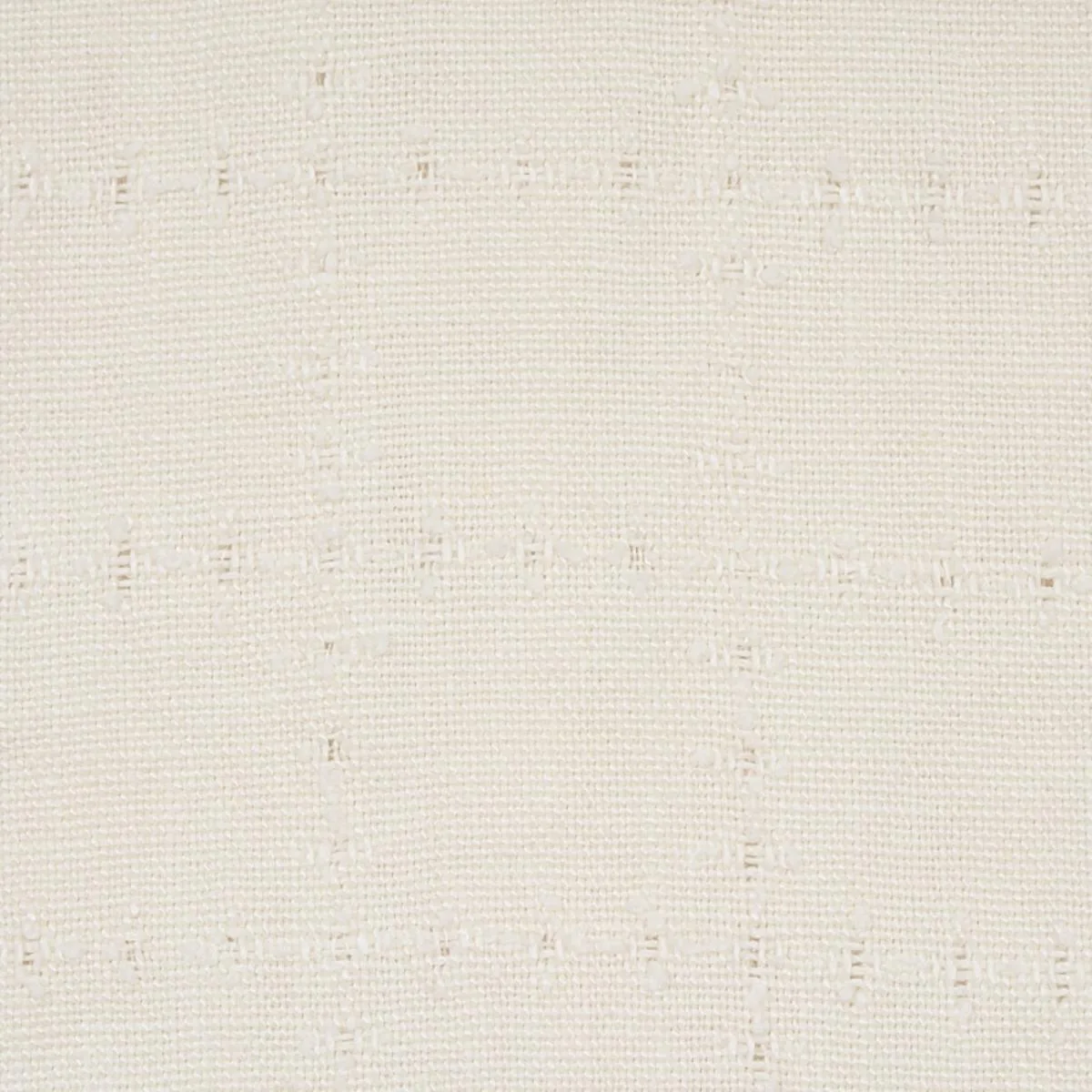 Schumacher 80410 Elin Check Ivory fabric swatch