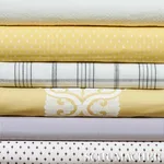 Schumacher 80410 Elin Check Ivory fabric swatch