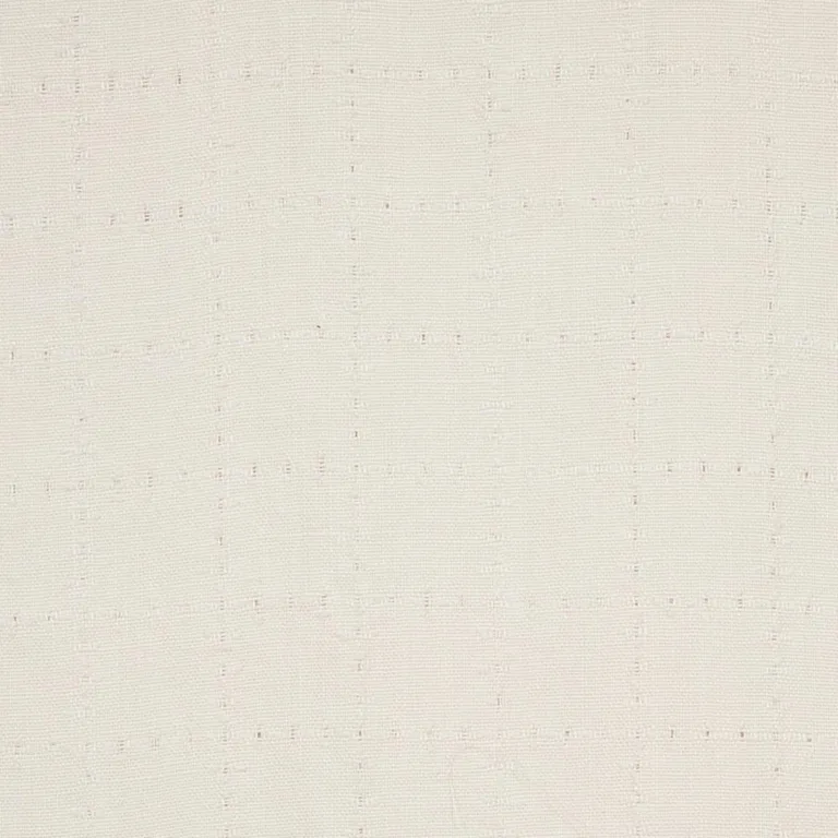 Schumacher 80410 Elin Check Ivory fabric swatch