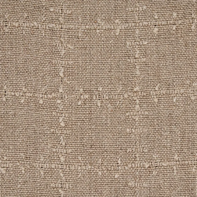 Schumacher 80411 Elin Check Linen fabric swatch