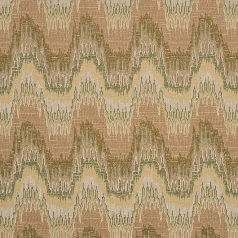 Schumacher 86132 Elio Flamestitch Citron fabric swatch
