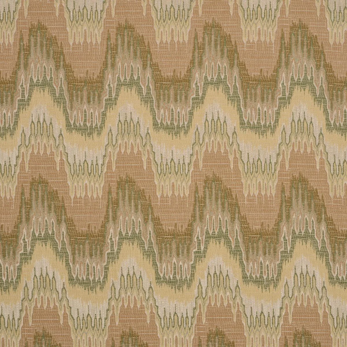 Schumacher 86132 Elio Flamestitch Citron fabric swatch