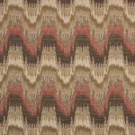 Schumacher 86130 Elio Flamestitch Ruby fabric swatch